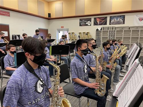 Cain MS Jazz Band Performs at the Virtual Texas Christian University Jazz Festival 